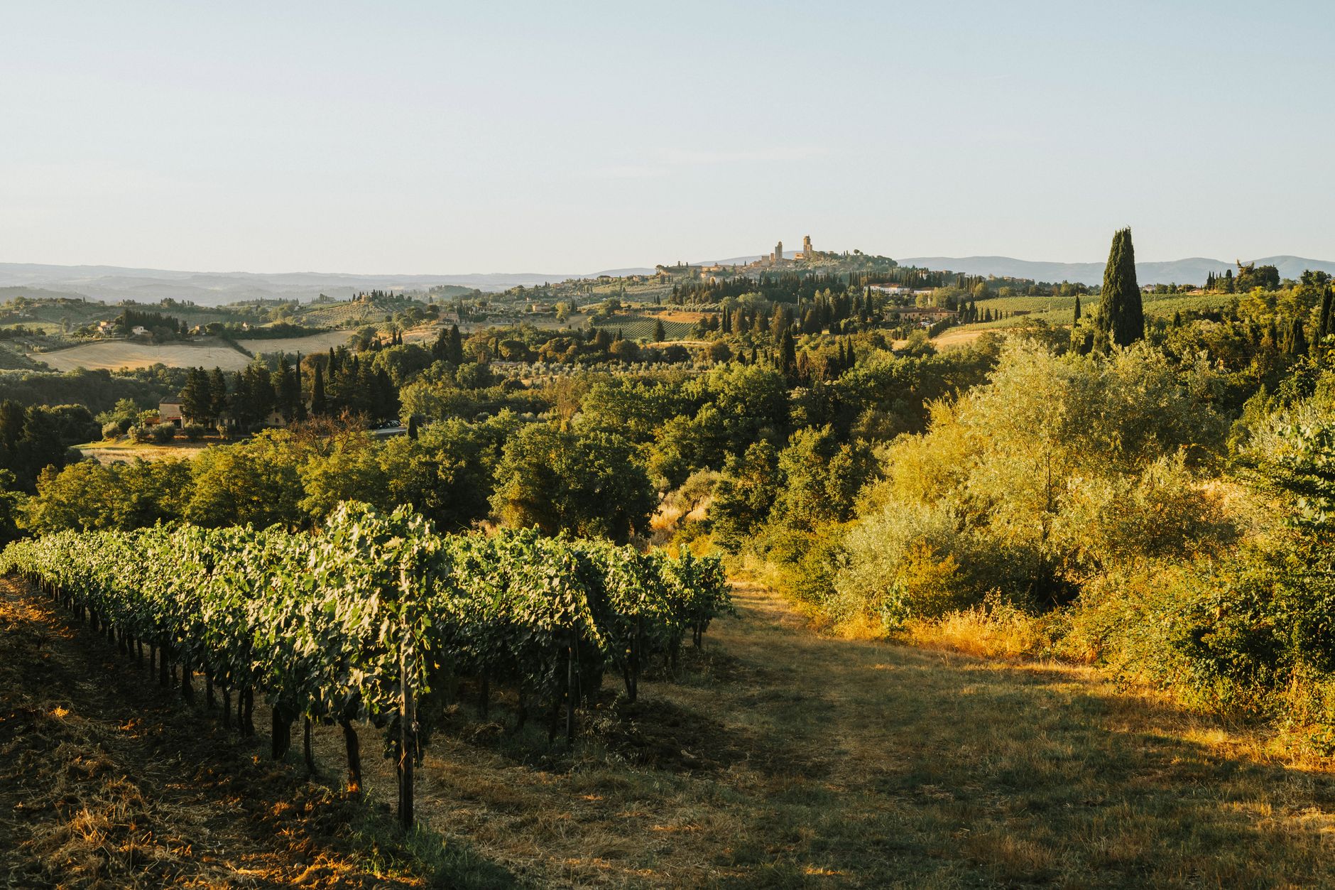 Tuscany Italy rolling hills